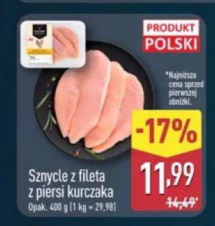 Sznycle z fileta z piersi kurczaka Mięsne Specjały