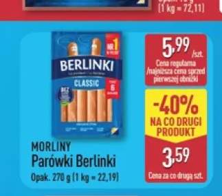 Parówki Berlinki Classic Morliny