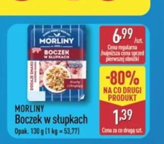 Boczek w słupkach Morliny