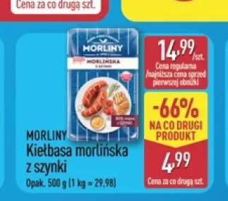 Kiełbasa morlińska z szynki Morliny