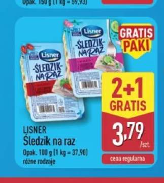 Śledzik na raz z cebulką Lisner +1 wariant