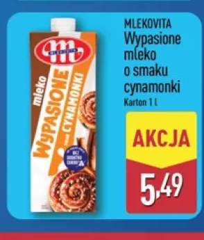 Wypasione mleko o smaku cynamonki Mlekovita