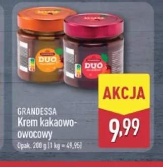 Krem kakaowo-truskawkowy Grandessa Duo +1 wariant