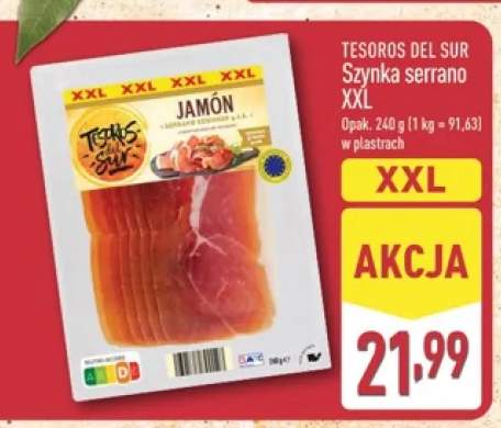 Szynka serrano XXL Tesoros del Sur