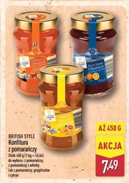 Konfitura z pomarańczy z whisky British Style +2 warianty