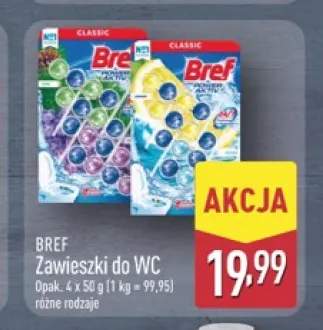 Zawieszki do WC Bref Power Aktiv