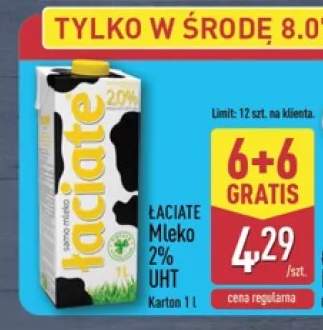 Mleko UHT Łaciate 2%