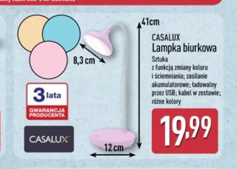Lampka biurkowa Casalux