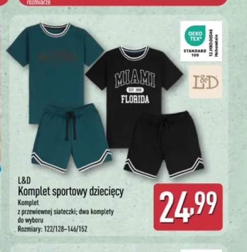 Komplet sportowy dziecięcy L&D