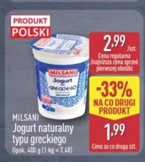 Jogurt naturalny typu greckiego Milsani