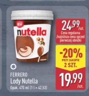 Lody Nutella Ferrero