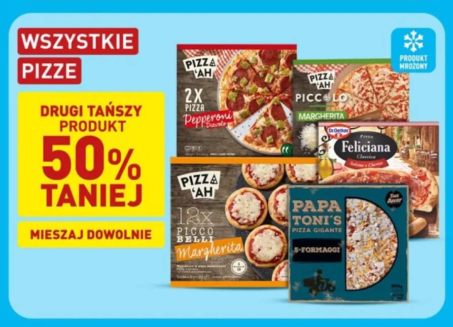 Pizze mrożone +5 wariantów