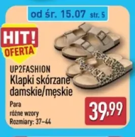 Klapki skórzane męskie Up2Fashion +1 wariant