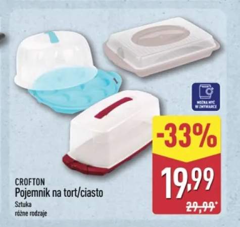 Pojemnik na ciasto Crofton +1 wariant