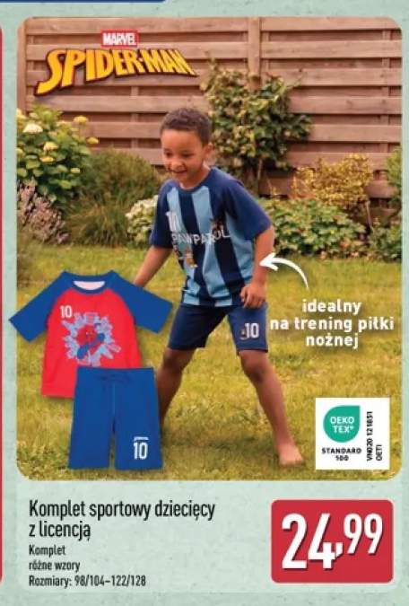 Komplet sportowy dziecięcy z licencją