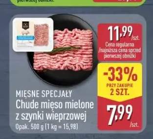 Chude mięso mielone z szynki wieprzowej Mięsne Specjały