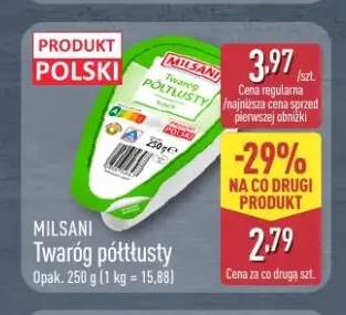 Twaróg półtłusty Milsani