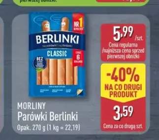 Parówki Berlinki Classic Morliny