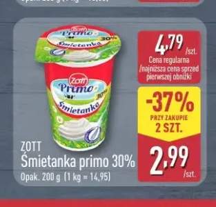 Śmietanka Primo 30% Zott