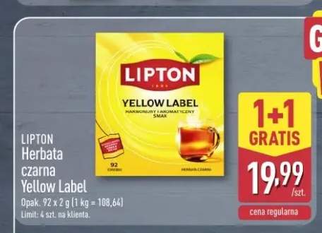 Herbata czarna Lipton Yellow Label