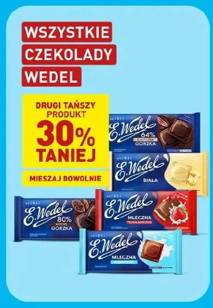 Czekolady Wedel +5 wariantów