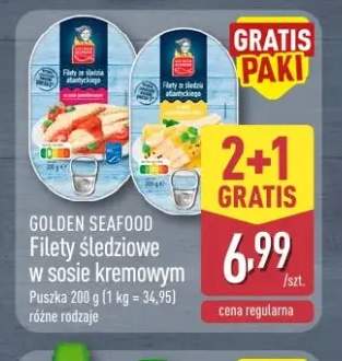 Filety śledziowe w sosie kremowym Golden Seafood +1 wariant