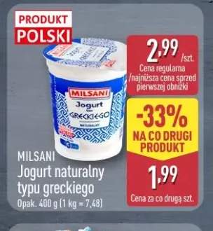 Jogurt naturalny typu greckiego Milsani