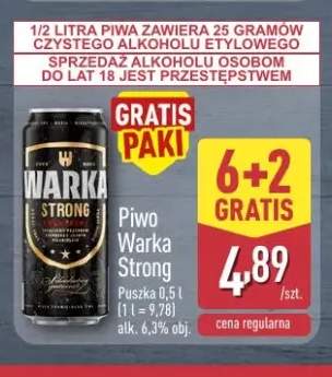 Piwo Warka Strong