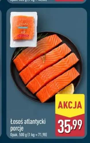 Łosoś atlantycki porcje