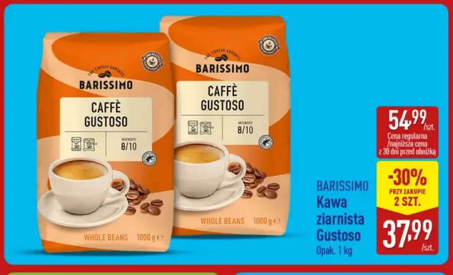 Kawa ziarnista Barissimo Caffè Gustoso