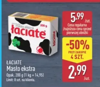 Masło ekstra Łaciate