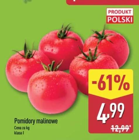 Pomidory malinowe polskie