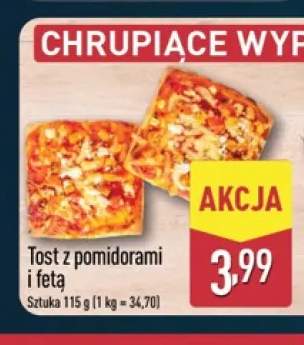 Tost z pomidorami i fetą