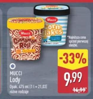 Lody Mucci Cinnamon Roll +1 wariant