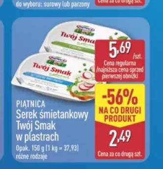 Serek śmietankowy Twój Smak naturalny w plastrach Piątnica +1 wariant