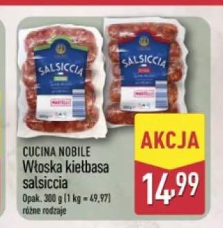 Kiełbasa salsiccia Cucina Nobile łagodna +1 wariant