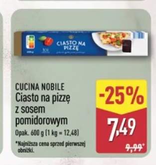 Ciasto na pizzę z sosem pomidorowym Cucina Nobile
