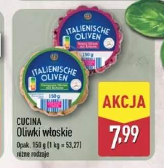 Oliwki włoskie zielone Cucina +1 wariant