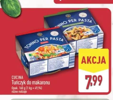 Tuńczyk do makaronu Cucina Tonno per Pasta z pomidorami oliwkami i kaparami +1 wariant