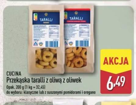 Przekąska taralli klasyczne Cucina +1 wariant