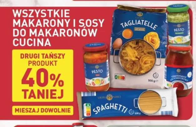 Makarony i sosy do makaronów Cucina +4 warianty