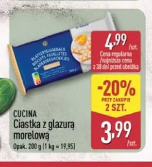 Ciastka z glazurą morelową Cucina