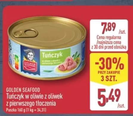 Tuńczyk w oliwie z oliwek Golden Seafood