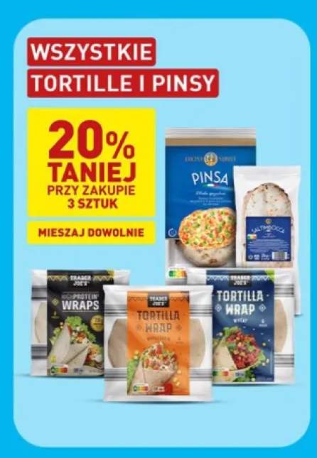 Tortille i pinsy +5 wariantów