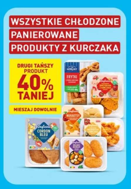 Chłodzone panierowane produkty z kurczaka +6 wariantów