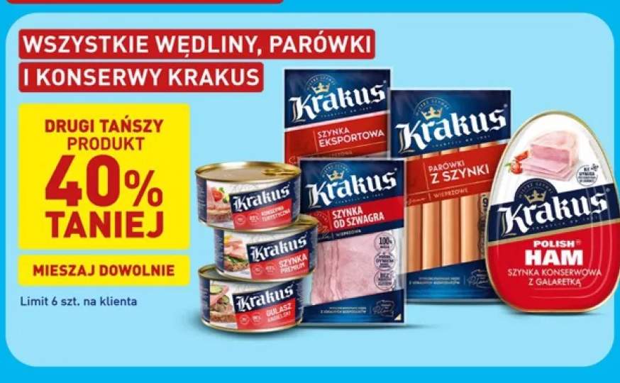 Szynka eksportowa Krakus +5 wariantów