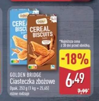 Ciasteczka zbożowe Golden Bridge