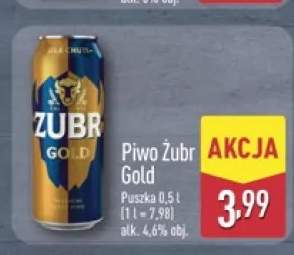 Piwo Żubr Gold