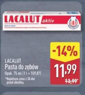Pasta do zębów Lacalut Aktiv