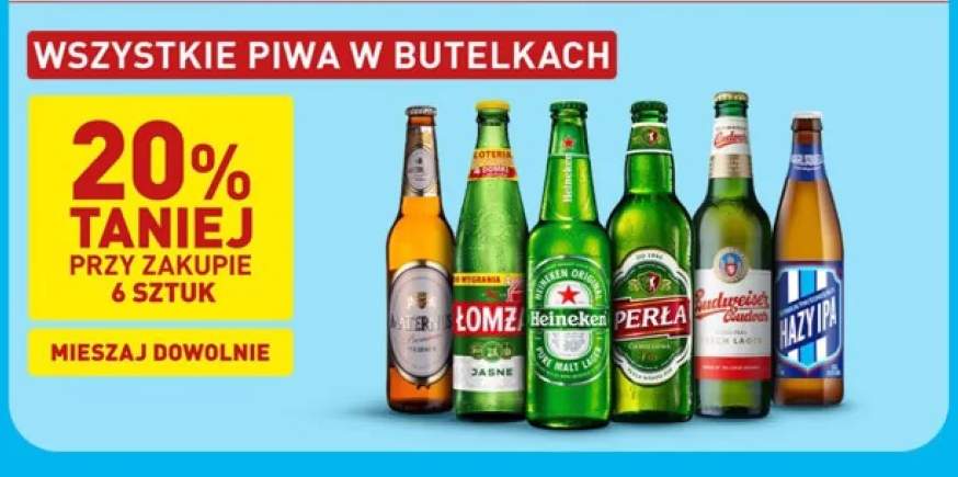 Piwa w butelkach +5 wariantów